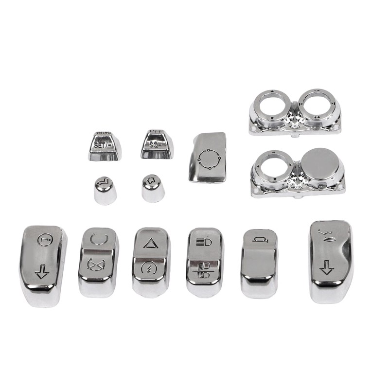 Unbranded Hand Control Switch Housing Button Cap For Harley Touring