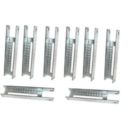 (8 Pack) 8" Galvanized Boat Trailer Vertical Bunk Bracket - TWARE-001269