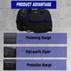 FASTECH 22 Inch Tools Bag, Waterproof Wide Mouth Tool Kit,