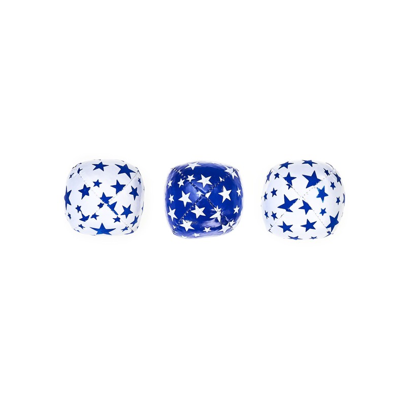 Eureka Junior Acrobat Juggling Balls (Set of 3, Blue/White)