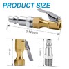 MACHSWON Pack of 3 Air Chucks Heavy Duty Closed Flow