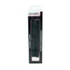 Amelia Beauty, 7in Black Plastic Styling Tease Comb with Inch