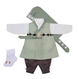 Boy Baby Hanbok Set Korea Traditional Dol Party Celebrations Light Green oob05 (1 Age Set)