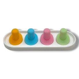 Electric Toothbrush Head Holder for Oral-B iO Toothbrush Head Holder, Toothbrush Holder for Bathroom, Compatible Only with Oral B iO Series – toothbrush holder – [Choose 2 to 6 Heads] (4 Heads)