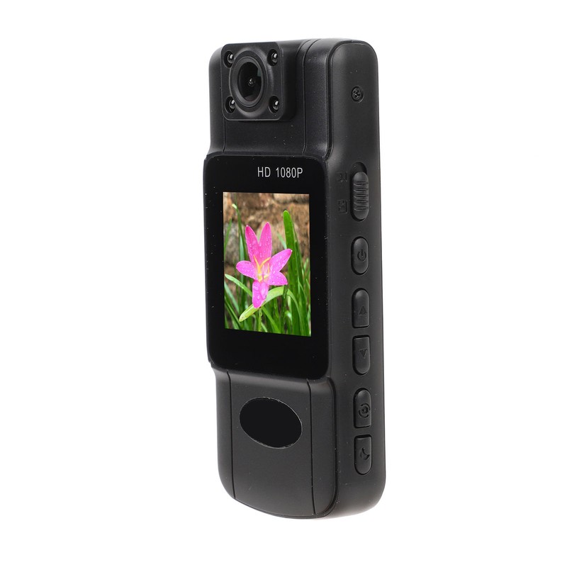 Wearable Camera 2K Night Vision 180 Degree Lens Rotation Magnetic