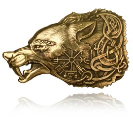 Handmade Western Belt Buckles For Men - Custom Belt Buckles Men - Mens Belt Buckles - Brass Belt Buckle – Belt Buckle for Men Fenrir