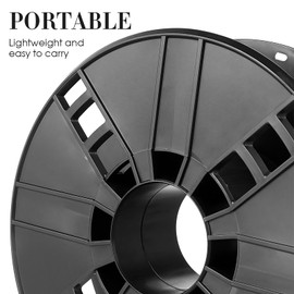 AOKWAWALIY Cable Reel, Winder, Black, Small, Supports 2.2 lbs (1 kg), 2.6 x 7.9 inches (6.5 x 20 cm), Cord Storage, Reel, Winding Reel, Spool, Organizer, Plastic, Fishing Line, Winding Reel