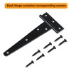 2 Pack T Hinges 300mm (12") with Screws, Heavy Duty