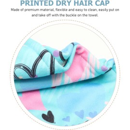 PRETYZOOM Toallas Secas de Microfibra 2piezas para Cabello, Secado Rápido y Protección contra Calor, Diseño Elegante para Uso en SPA y Salón