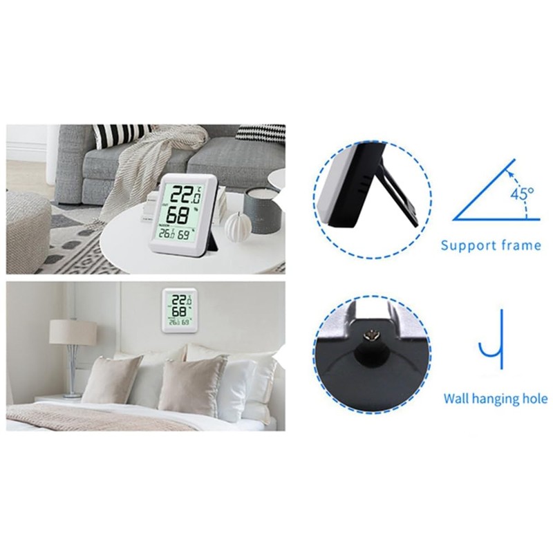 Daiilg Wireless Thermometer Baby Room Hygrometer Temperature Humidity Monitor Indoor