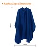 aashta® Blue Cape, Haircut Cape, Full Length Haircut Cape, 125