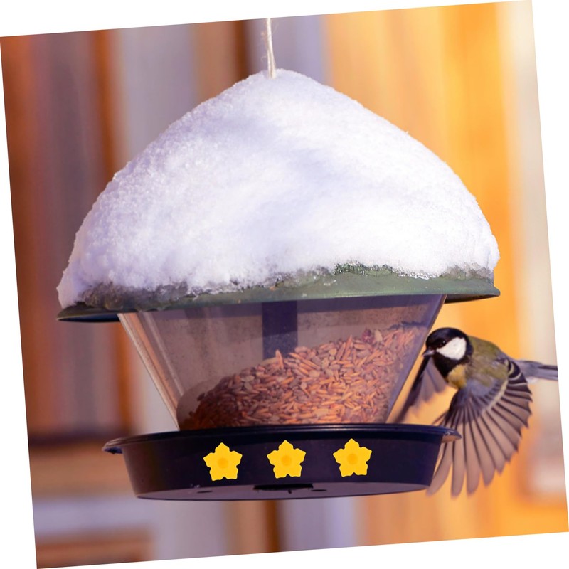 FUNOMOCYA Plastic Bird Feeder Flower Accessories Replacement Parts for Wild-Bird