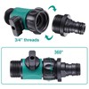 Hotop 6 Pcs Garden Hose Shut Off Valves Plastic Connect