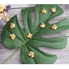 Ruwado 20 Pcs Resin Bee Flatback Embellishment Tiny Decorative Cute