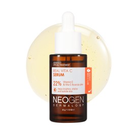 DERMALOGY by NEOGEN Real Vita C Serum, Hydrating Vitalizing Facial Serum with 22% Vitamin C, Even Skin Tone, Dark Spot Serum, Korean Skin Care (32g/ 1.12 oz)