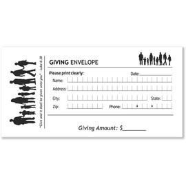 500 Church Offering | Tithe Donation Envelopes