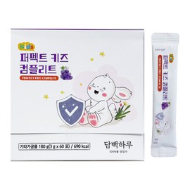 Dambaekharu 담백하루 퍼펙트 키즈 컴플리트 3g x 60포 1개 / 써클 Danbaekharu Perfect Kids Complete 3g x 60 Pack 1 Unit / Circle