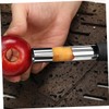 Ciieeo 6pcs Stainless Steel Fruit Corer with Plastic Handle Kernel