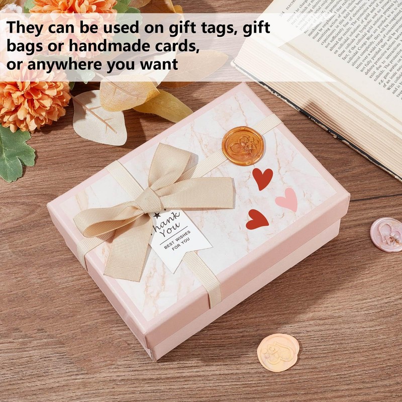 PRESSINART Wooden Heart Stamp for Crafting 1.5cm Mini Rubber Stamps