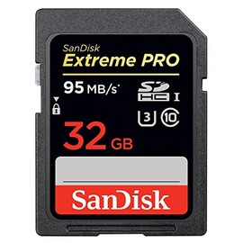 SanDisk Extreme PRO 32GB up to 95MB/s UHS-I/U3 SDHC Flash Memory Card - SDSDXPA-032G-X46