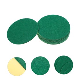 Kisangel 10pcs Air Hockey Accessories Goal Table Hockey Round Ice Hockey Pad Hockey Part Sportcraft Ice Hockey Pusher Mat Fast Sling Puck Game Puck Happens Polyester Chemical Fiber Green