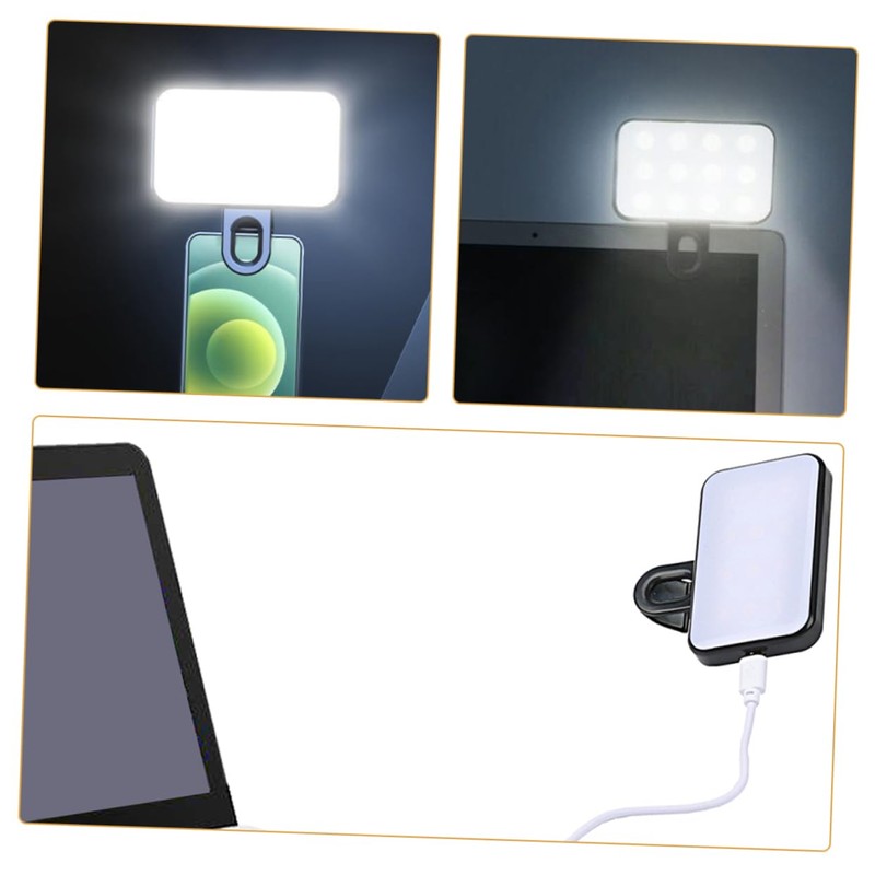 Operitacx Multi-functional Selfie Light Led Camera Light Clip Phone Computer