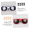 Baluue 20 Sheets Non-slip Eye and Nose Stickers Thin Nosepads