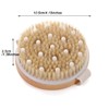 Dry Brushing Body Brush - Natural Bristles for Wet and