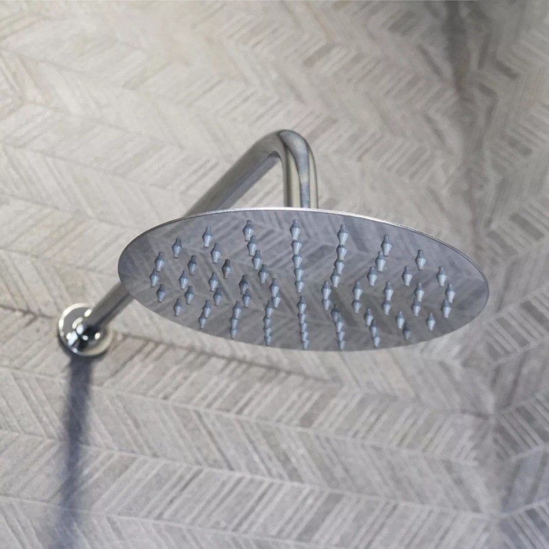 CNX Meer Regadera Redonda Multiposición De Acero Inox Satinado