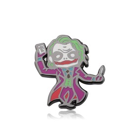 PLITI Joker Movie Gift Joker Fans Gift Joker Character Gift Joker Smile Gift Funny Joker Brooch Pin (Clown pinCA)