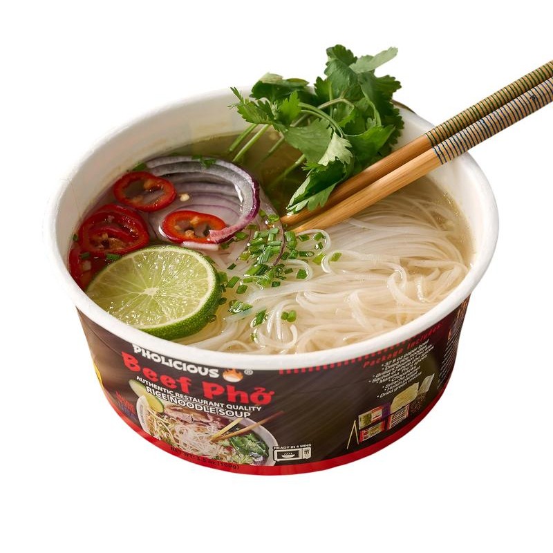 Instant BEEF Pho - PhoLicious Brand - Vietnamese Rice Noodle