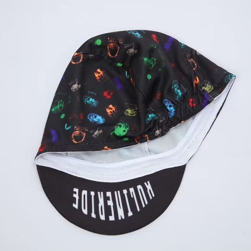 BikingBros Multicolor Cycling Cap - Polyester Cycling Hat-Under Helmet -