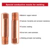 kingsea 20 Pcs MIG Welding Contact Tips 0.035"(0.9 MM) Copper
