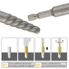 11Pcs Screw Extractor and Left Hand Drill Bits Set Included
