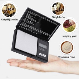 Unbranded Digital Pocket Kitchen Multifunction Food Scale for Bake Jewelry 0.1g 1000g Bala