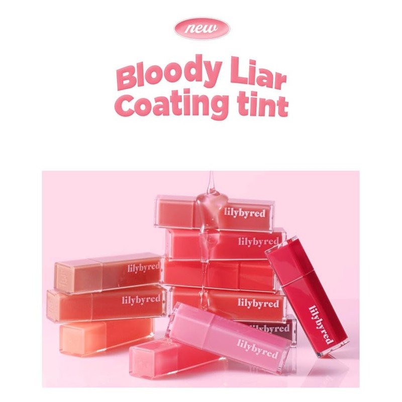 lilybyred Bloody Liar Coating Tint - Newly Released(06 Rosy Strawberry)