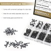 Kindroufly 562 Pieces Black M2.5 x 4/6 /8/10 /12/16 /20mm