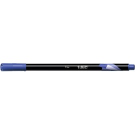 BIC Intensity Fine Tip Tip Tip Marker Pen Ink Based Writing 0.4mm (Pack of 12) 12 blue