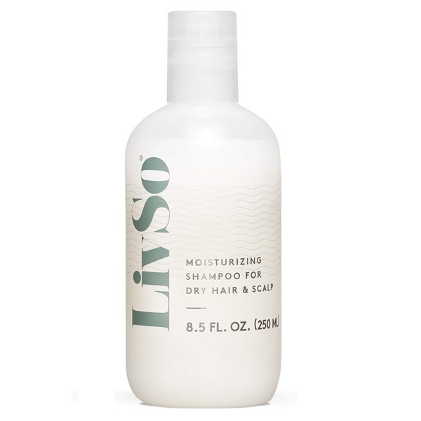 LivSo Moisturizing Shampoo - Dermatologist Created - Moisturizes Hair & Scalp - Naturally Derived - Fresh Feel Product - A Little Bit of LivSo Goes a Long Way