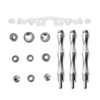Stainless Steel Microdermabrasion Dermabrasion Tips Accessory Set for Acne Blackhead