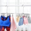 Feifyw Pinch Hanger, Foldable, Cherry Blossom Shape, 20 Pinch Clothes