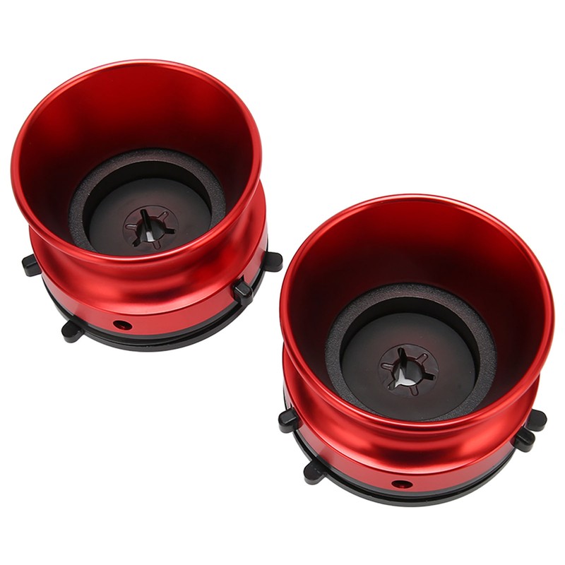 1 Pair NAB Hub Adapters Polished Aluminum Alloy Universal Loading