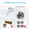 CGEAMDY Anti Theft Number Plate Screws Set, Security Screws for