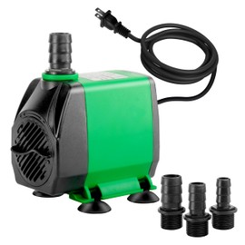 Simple Deluxe 800 GPH Submersible Water Pump with Adjustable Intake, 24W durable fountain water pump for Fish Tank, Hydroponics, Fountains, Ponds, Aquariums