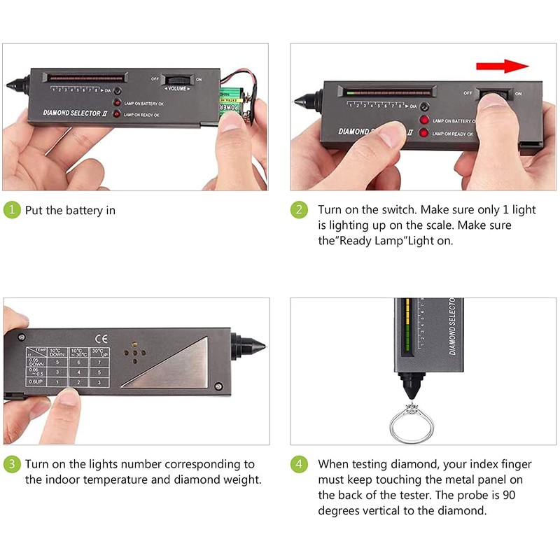 Best Sellers Diamond Tester Pen,High Accuracy Jewelry Diamond Tester Tool