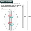 EEZ RV Products Retractable Aluminum Pole (16 Gauge)-10ft with Starlink