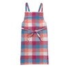 Lep 418901 Habituel Apron, Pink, Gingham Check, Length 28.7 inches
