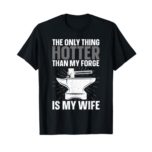 Funny Blacksmith Art For Men Boys Blacksmithing Tool Forging T-Shirt