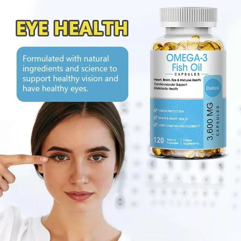 Premium Omega 3 Fish Oil Capsules – EPA DHA Nutritional