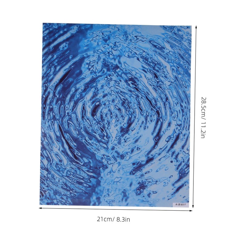 DOITOOL 1 Sheet Water Surface Sticker Water Grain Wallpaper for